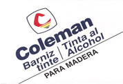 Coleman Barniz tinte, tinta al alcohol, para madera